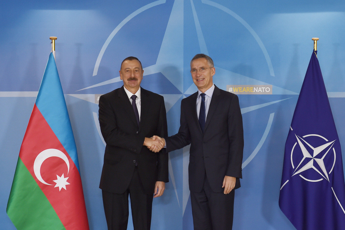 Prezident İlham Əliyev, NATO Baş katibi Stoltenberq