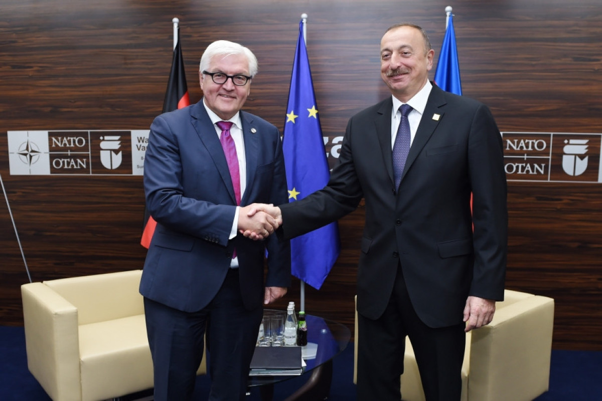 Frank-Valter Ştaynmayer, Prezident İlham Əliyev