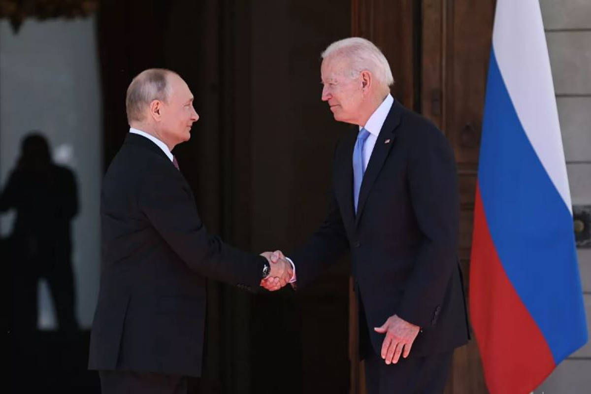 Rusiya Prezidenti Vladimir Putin və ABŞ Prezidenti Co Bayden