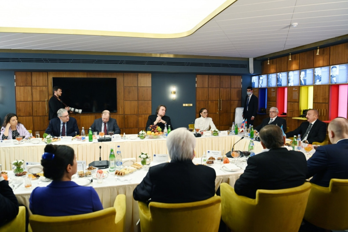 Президент Ильхам Алиев встретился в ТАСС с руководителями ведущих российских СМИ
