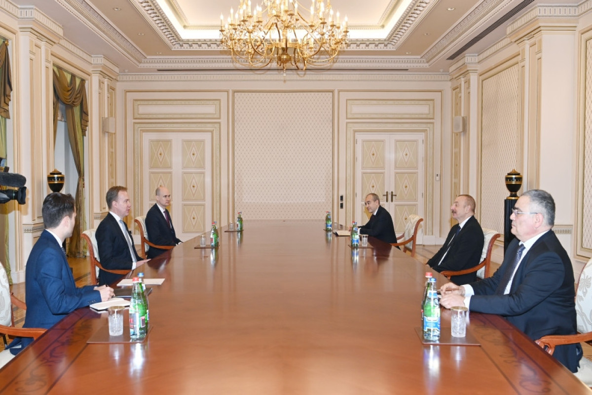 Prezident İlham Əliyev Borge Brendeni qəbul edib
