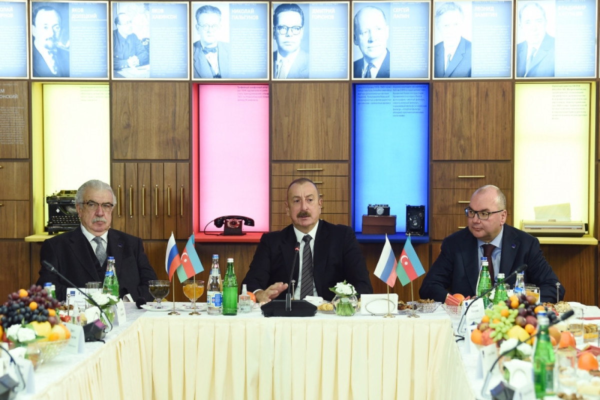 Prezident İlham Əliyev, TASS agentliyində Rusiyanın aparıcı KİV-lərinin rəhbərləri ilə görüş