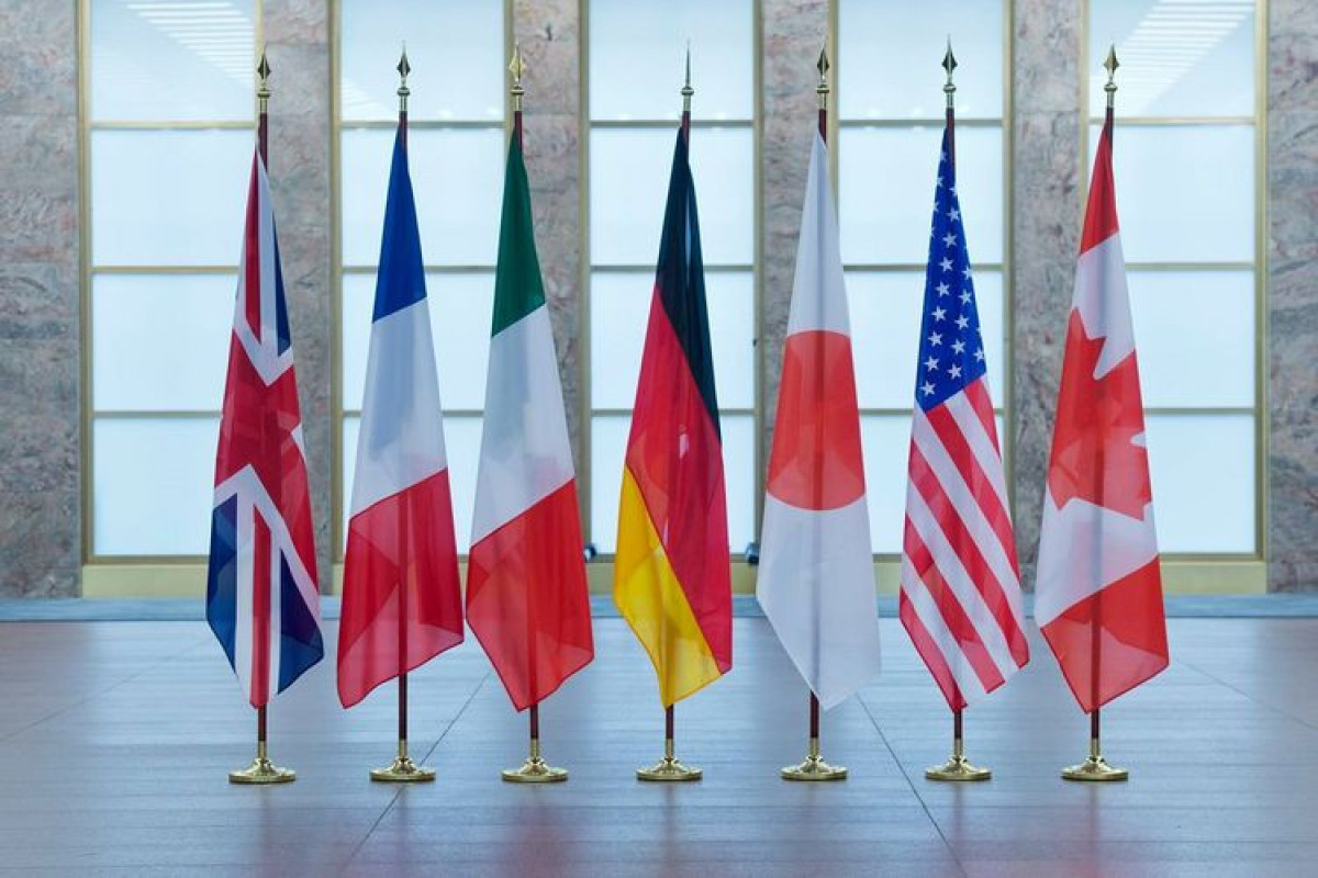 G7 : “Beynəlxalq nizamın qorunması üçün zəruri olan hər şeyi etməyə qətiyyətliyik” - BƏYANAT 