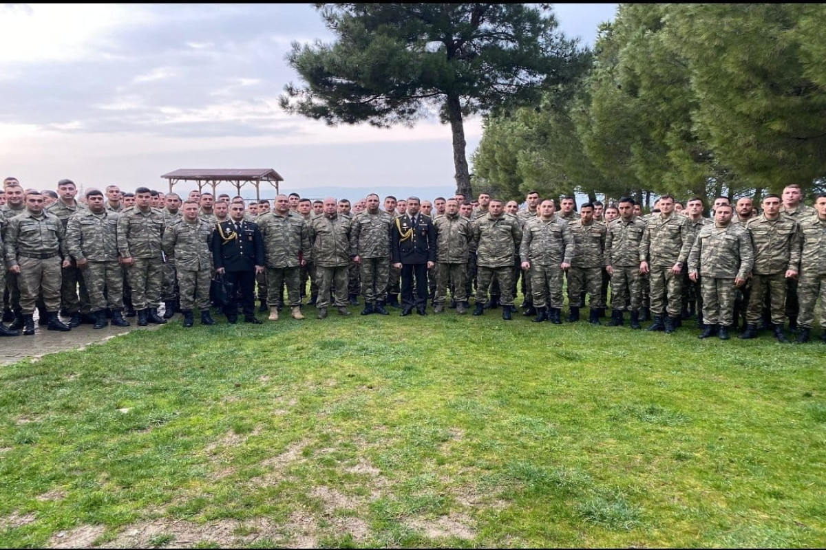 Türkiyədə xidmət edən azərbaycanlı hərbçilərlə görüş olub  - FOTO 