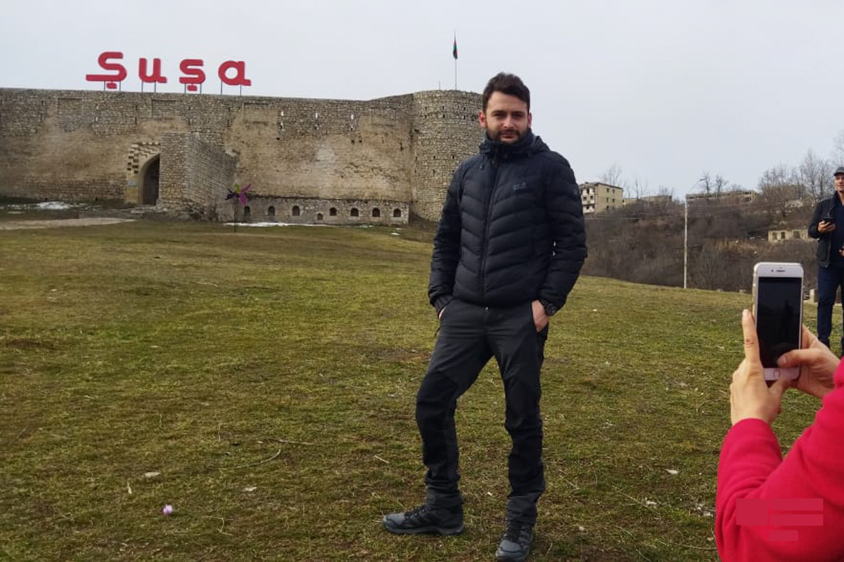 Xarici jurnalistlər Şuşaya səfər edib - FOTO 