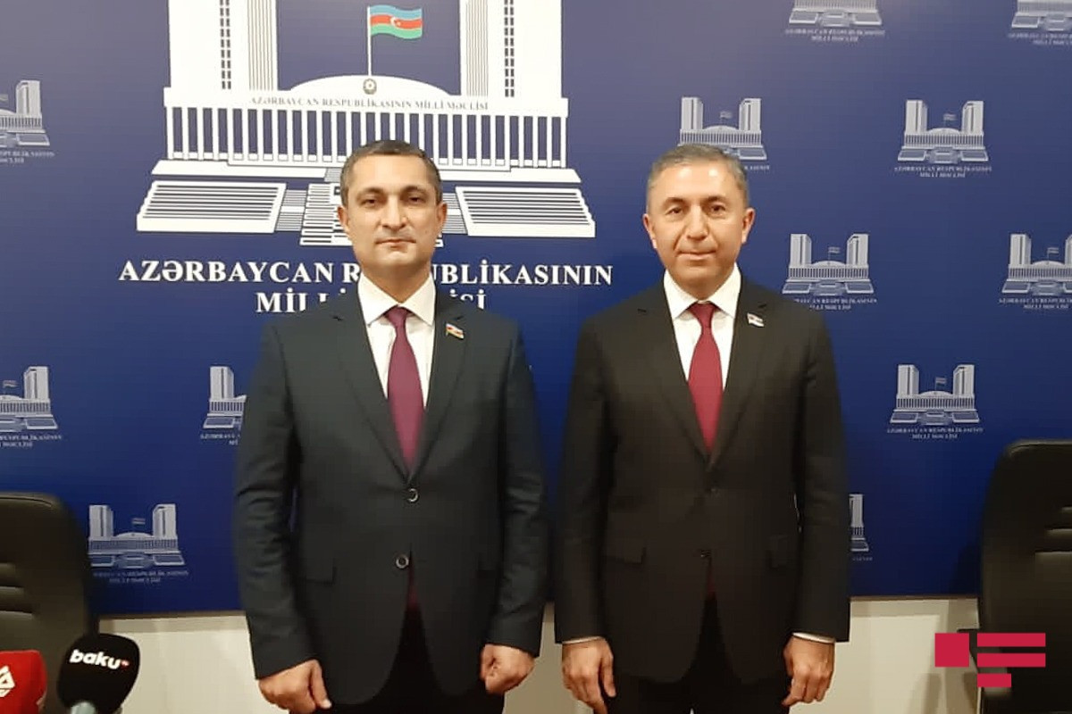 Tahir Mirkişili, Milli Məclisdə mətbuat konfransı