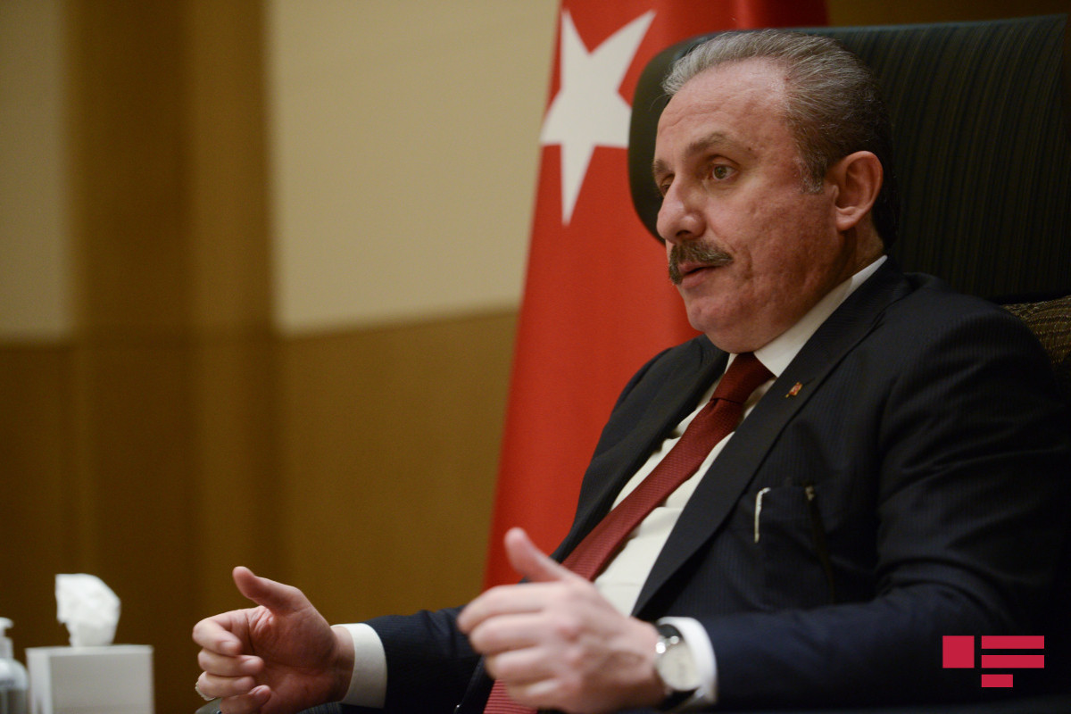 Mustafa Şentop Ukraynada atəşkəsin elan edilməsinə çağırıb 