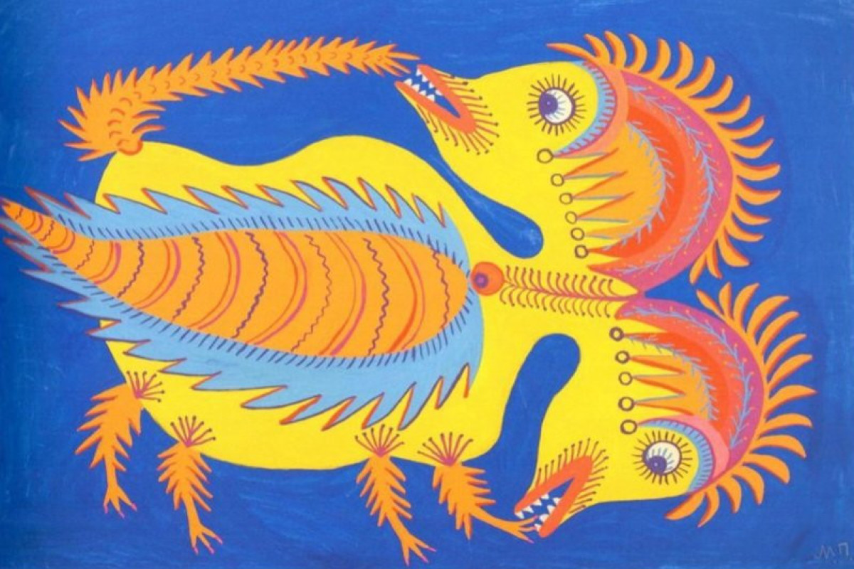 Mariya Primaçenko, "İki başlı cücə" tablosu