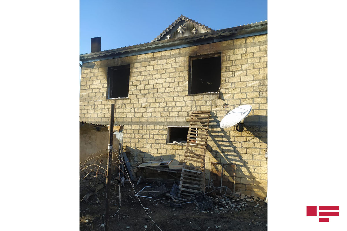 Beyləqanda ev yanıb, yanğın yerində azyaşlının meyiti aşkarlanıb - FOTO  - YENİLƏNİB  - VİDEO 