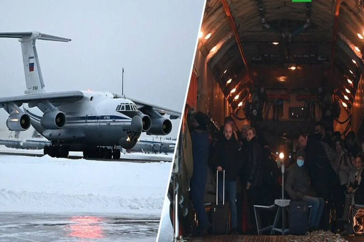 Второй самолет Минобороны РФ доставил в Москву из Казахстана еще 100 россиян