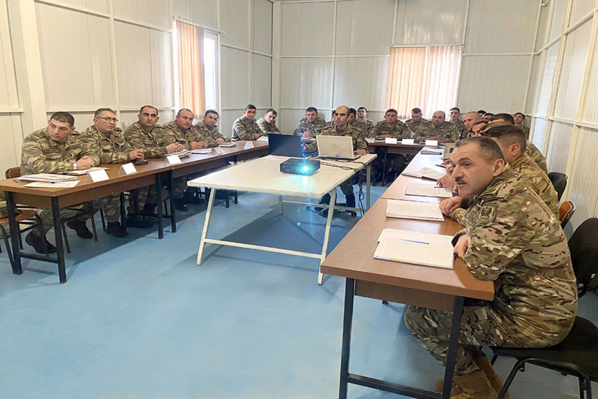 Command-Staff Exercises held in the Azerbaijan Army formation