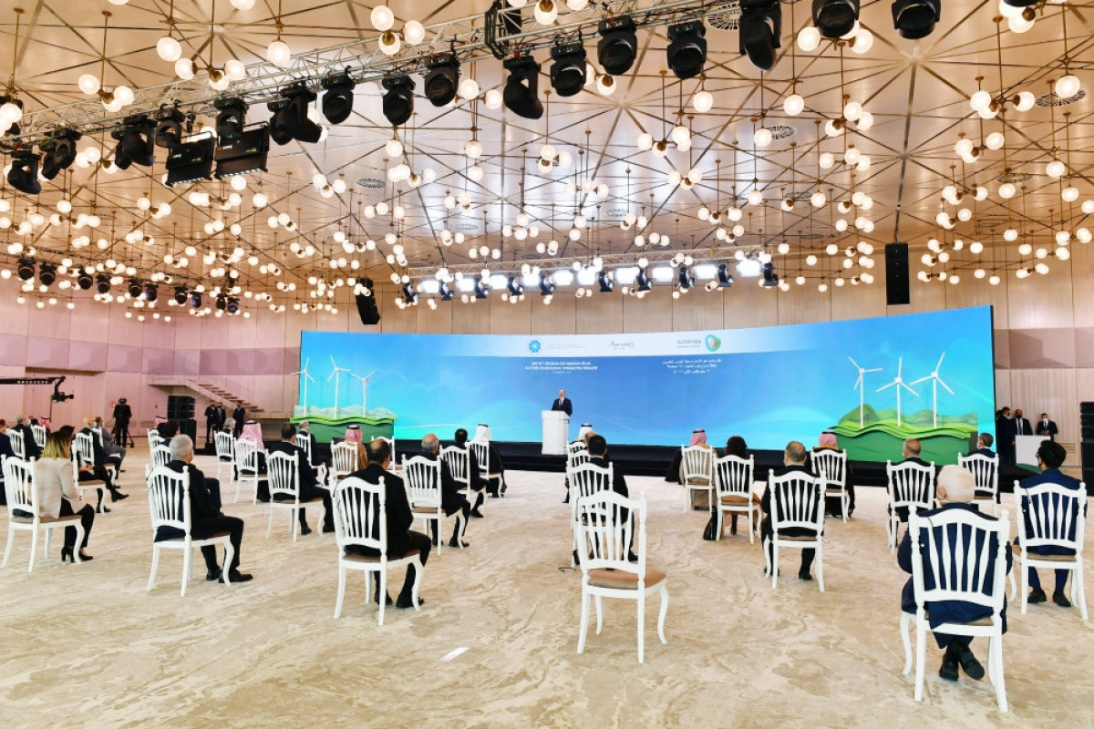 President Ilham Aliyev attended groundbreaking ceremony for “Khizi-Absheron” Wind Farm