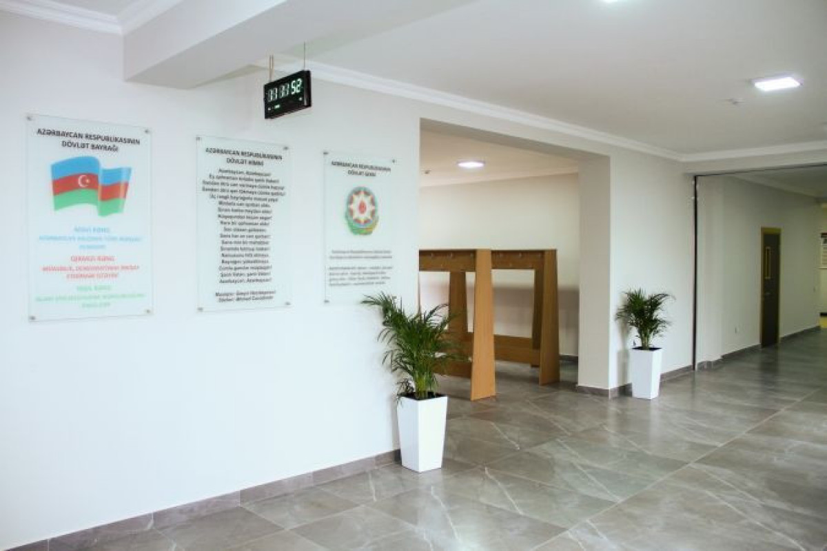 В Геранбое по инициативе Фонда Гейдара Алиева построено новое здание школы