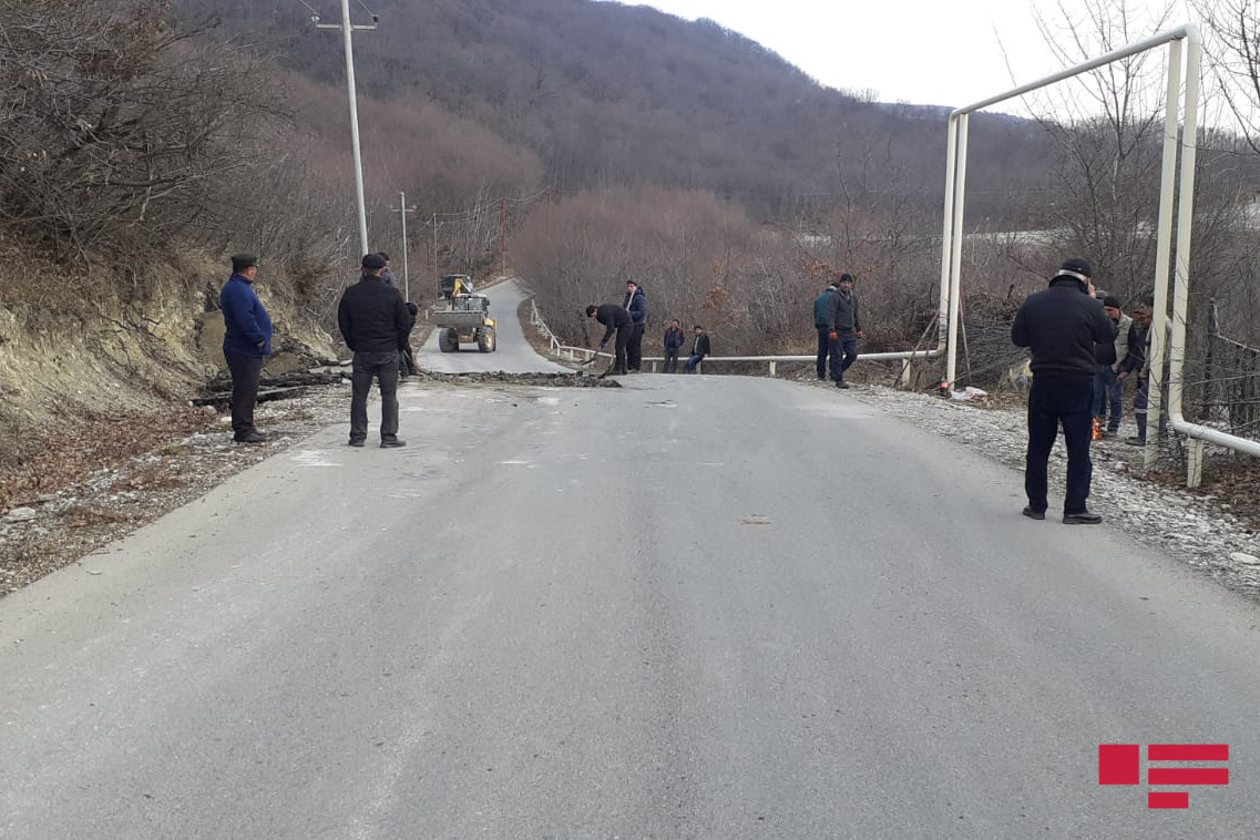 The destroyed road in Shamakhi has been restored - Daily News