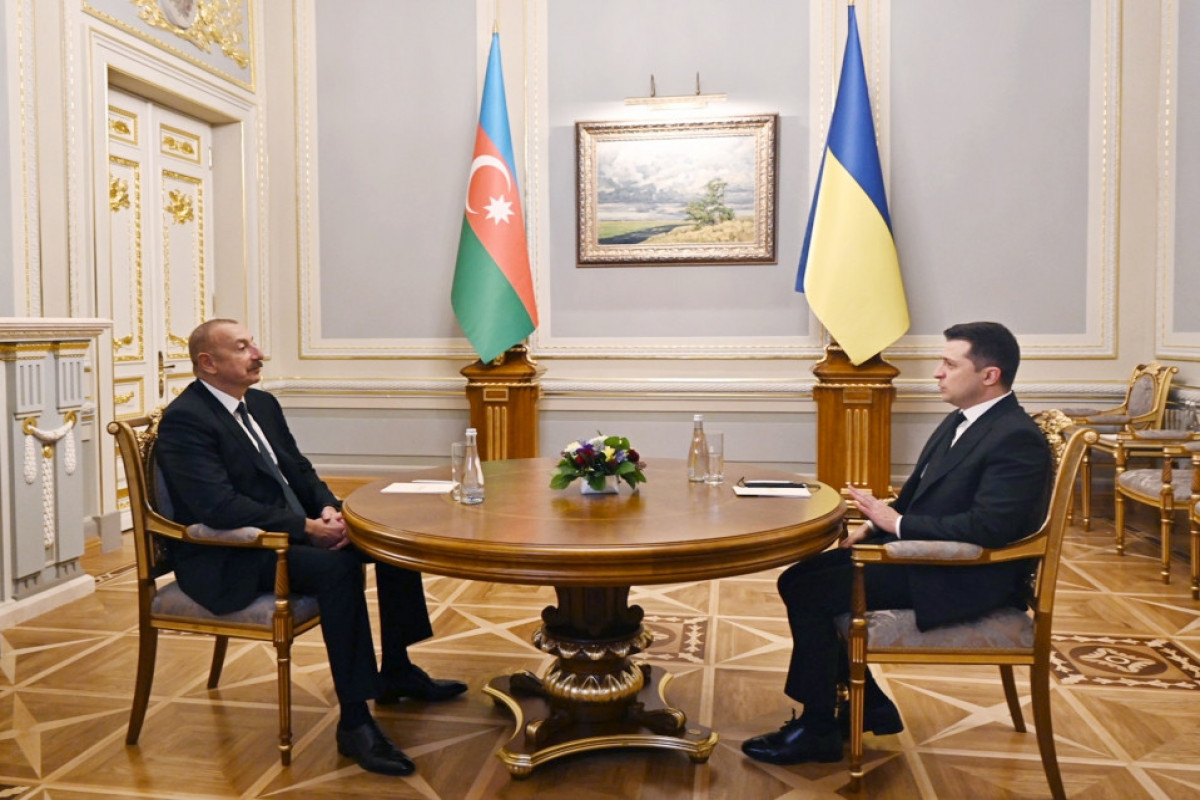 Президент Ильхам Алиев, Владимир Зеленский
