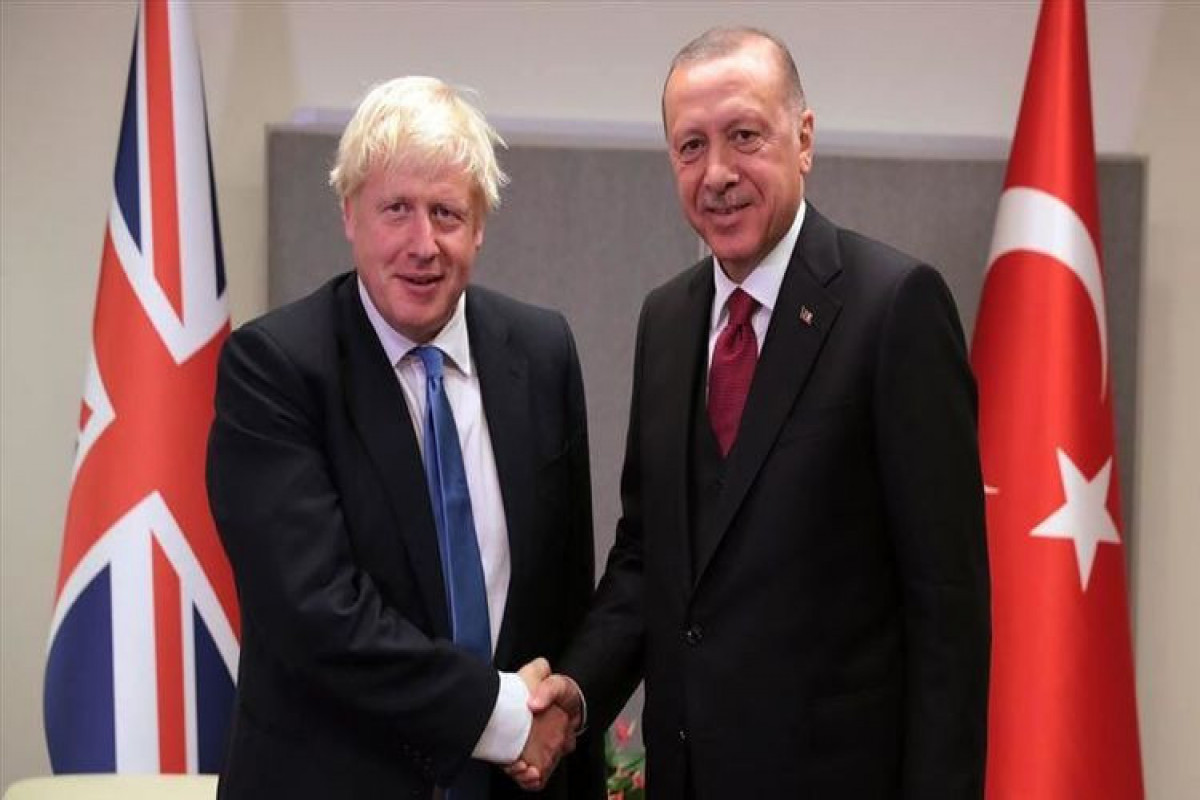 президент Турции Реджеп Тайип Эрдоган и британский премьер Борис Джонсон