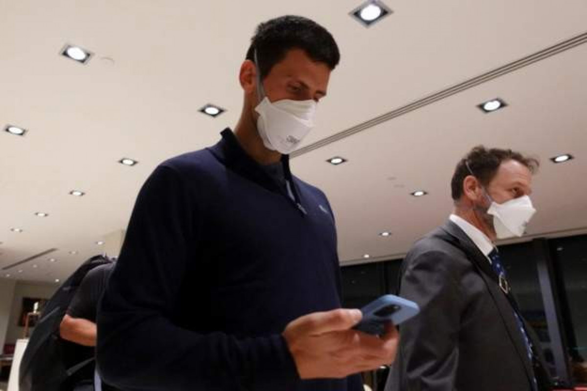 Tennis star Novak Djokovic departed from Australia-PHOTO 