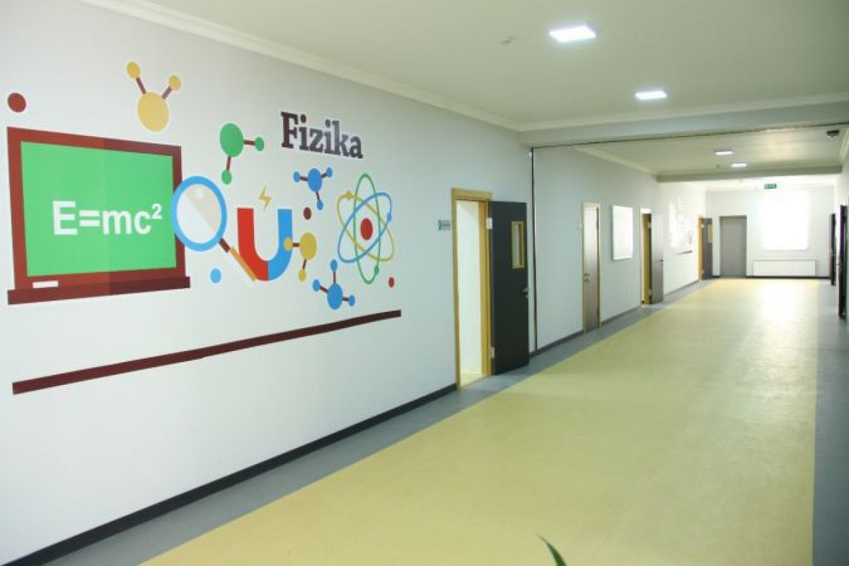 В Газахе по инициативе Фонда Гейдара Алиева построено новое здание школы-ФОТО 