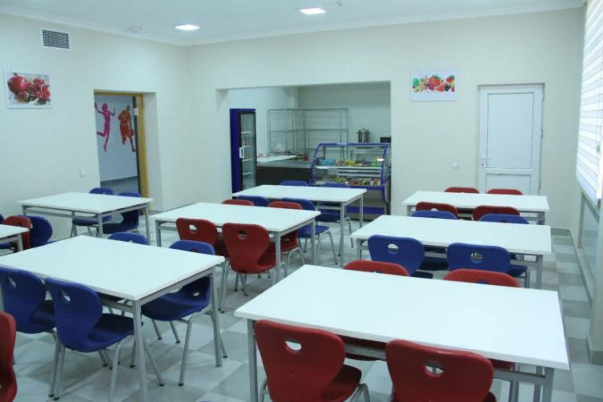 В Газахе по инициативе Фонда Гейдара Алиева построено новое здание школы-ФОТО 