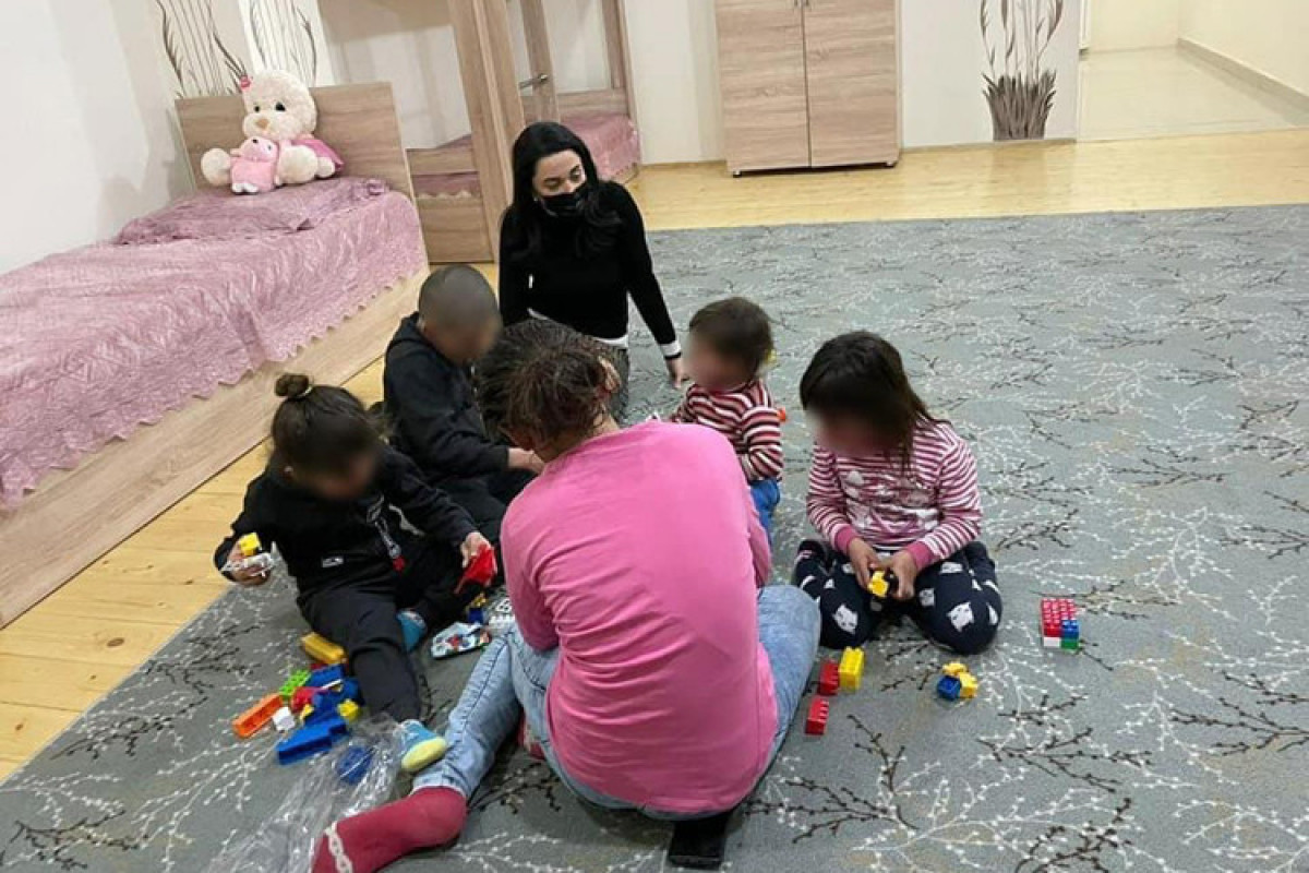 Омбудсмен навестила детей из Шамахы, помещенных в социально-реабилитационное учреждение -<span class="red_color">ФОТО