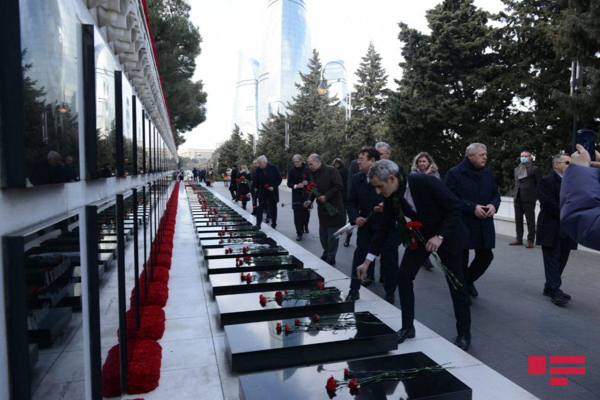 EU ambassadors visited Alley of Martyrs