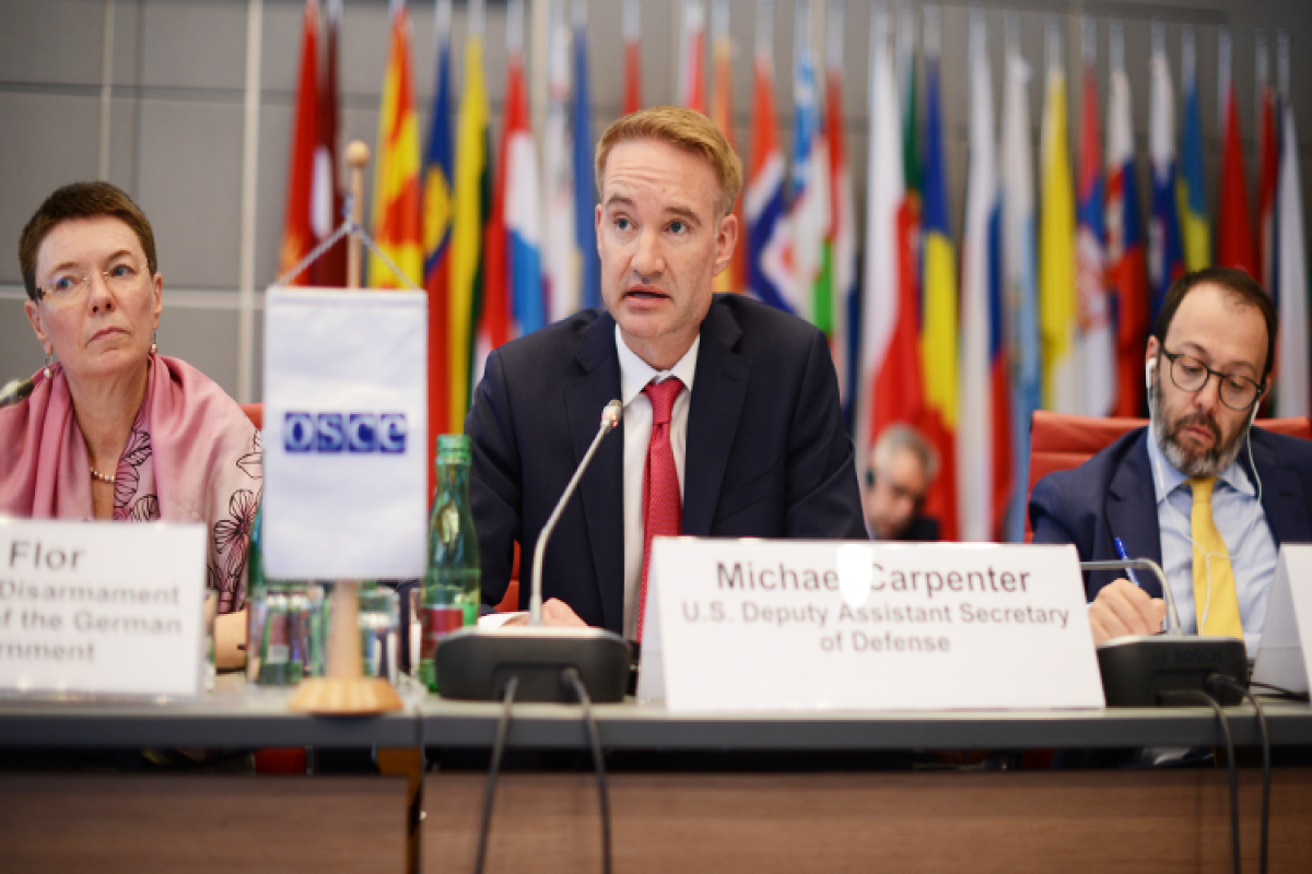 Michel Carpenter, head of the US Mission to the OSCE, Ambassador