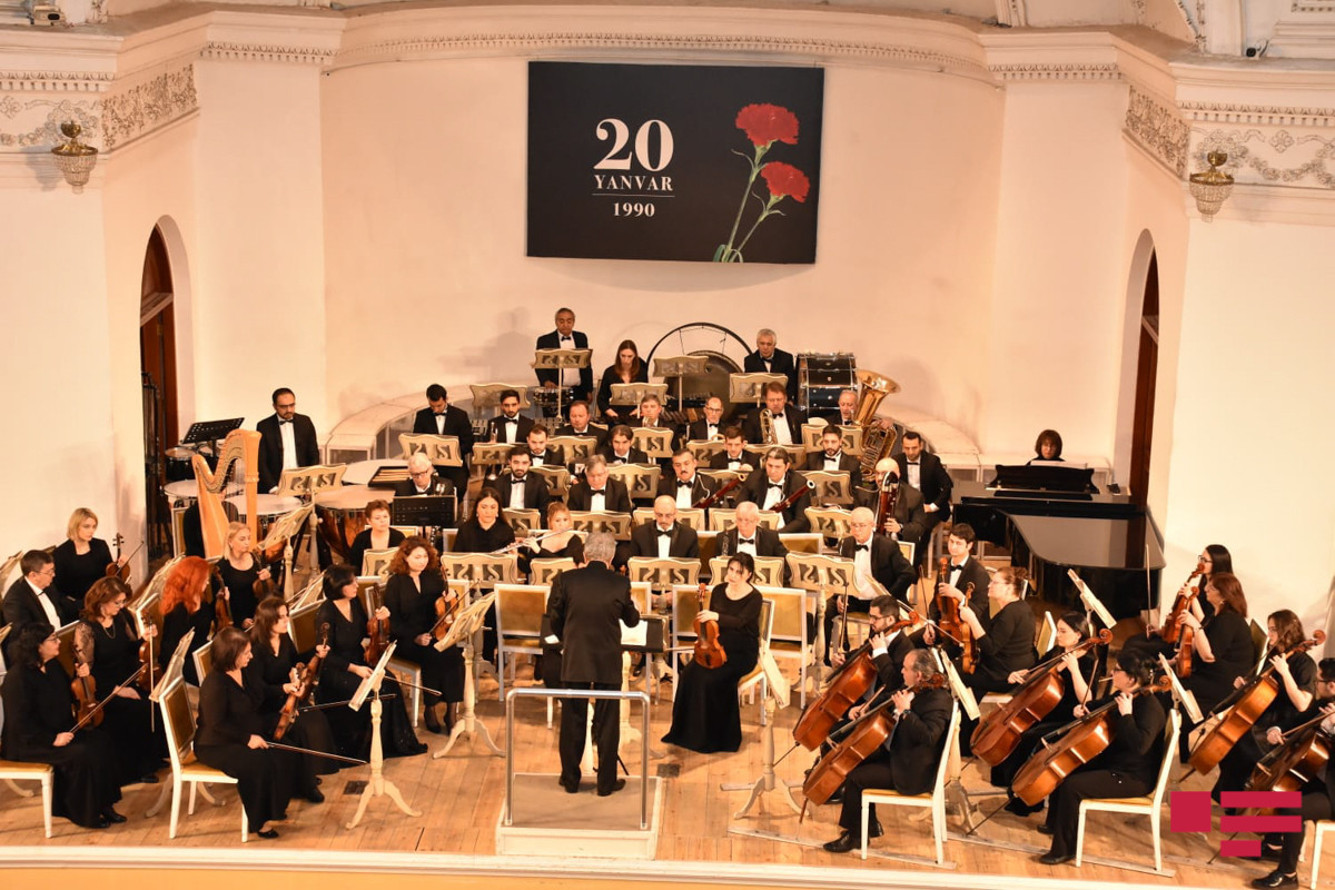 Dövlət Akademik Filarmoniyasında 20 Yanvar faciəsinə həsr olunmuş tədbir