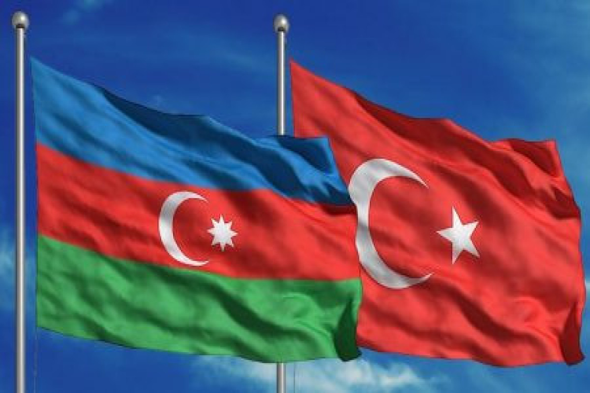 Флаги Азербайджана иТурции