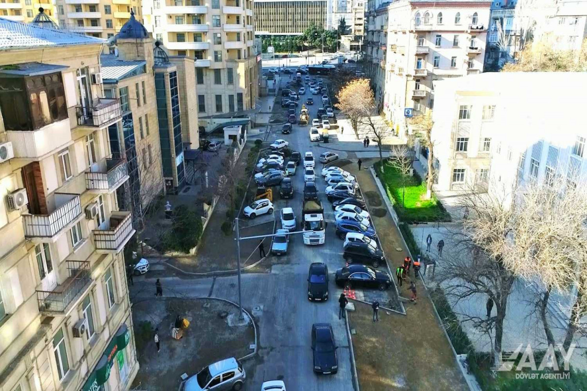 Yasamal rayonunda 7 küçə əsaslı təmir olunur  - FOTO  - VİDEO 
