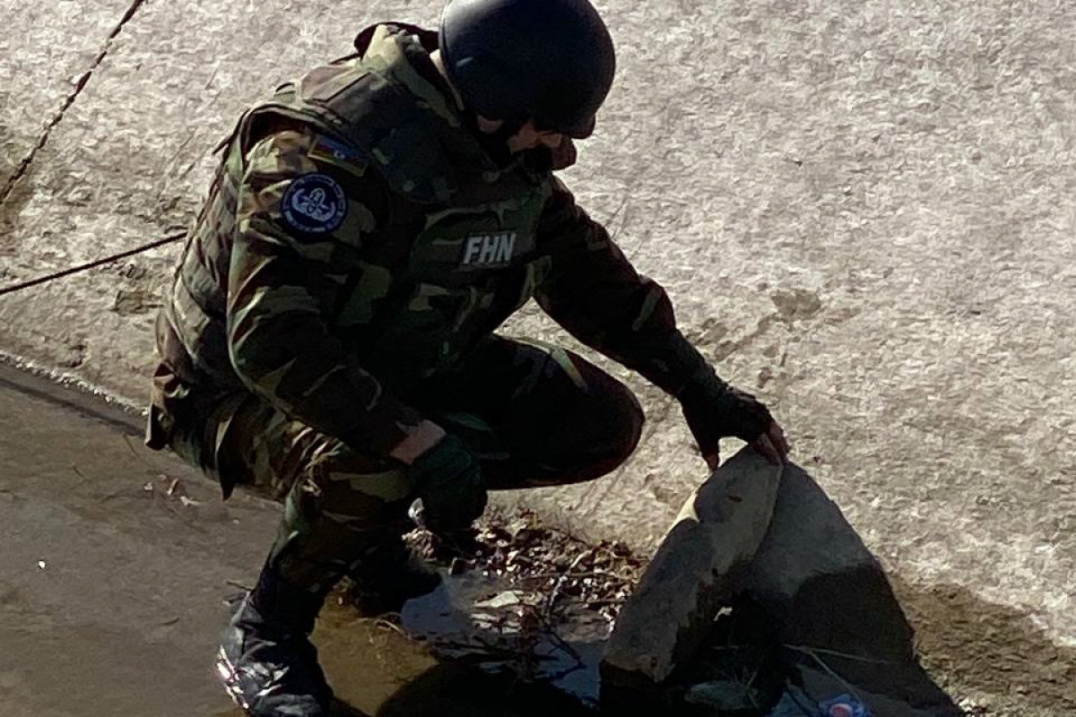 Tank and artillery shells found in Samur-Absheron channel-<span class="red_color">VIDEO