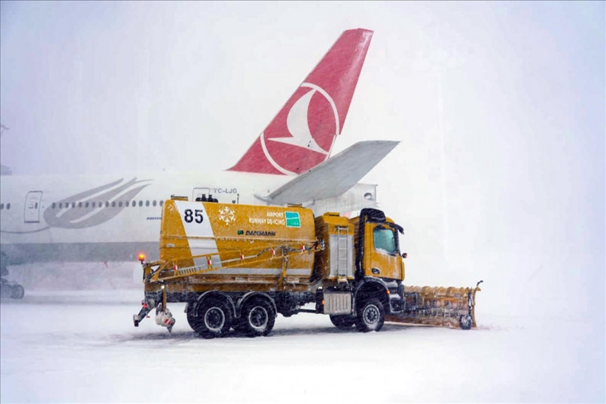 Turkish Airlines extends suspension of flights due to heavy snow-<span class="red_color">UPDATED