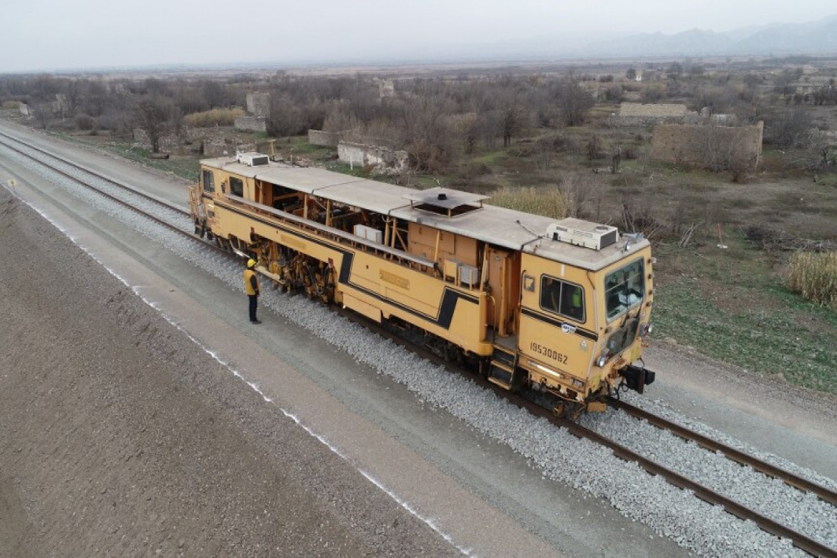 Working trains start to move until Mahmudlu station of Jabrayil for first time after occupation