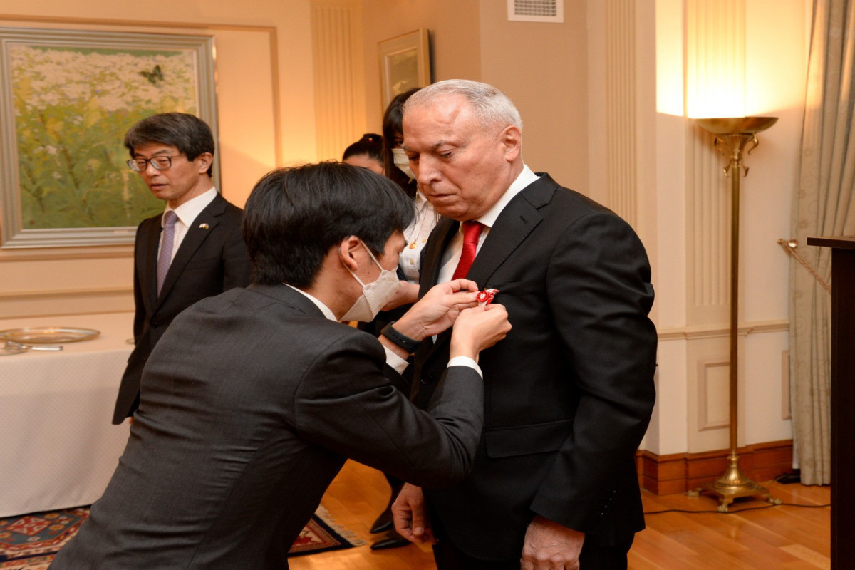Azerbaijani scientist awarded the Order of the Rising Sun of Japan-<span class="red_color">PHOTO