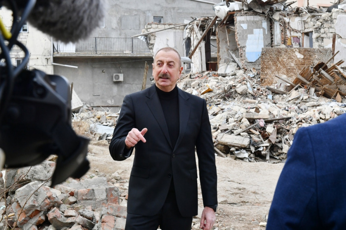 President Ilham Aliyev was interviewed by Azerbaijan State News Agency