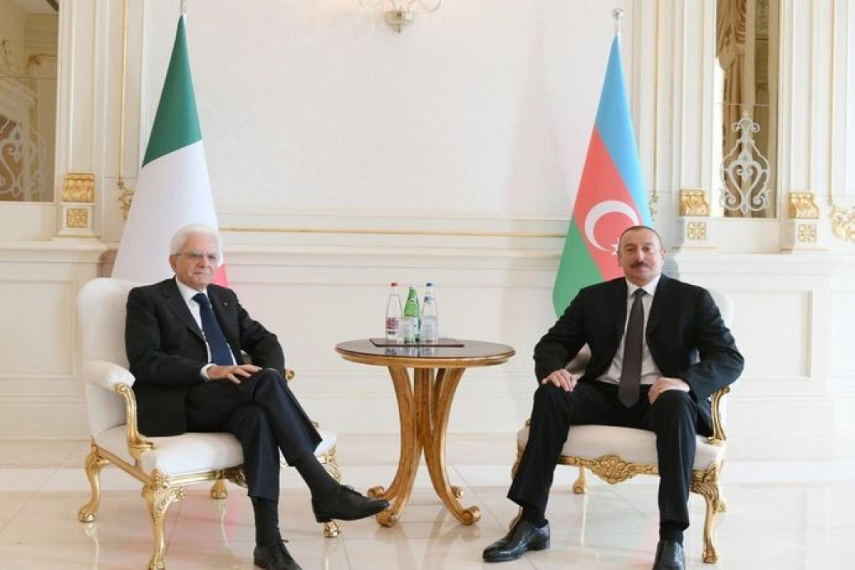 Sercio Mattarella, Prezident İlham Əliyev