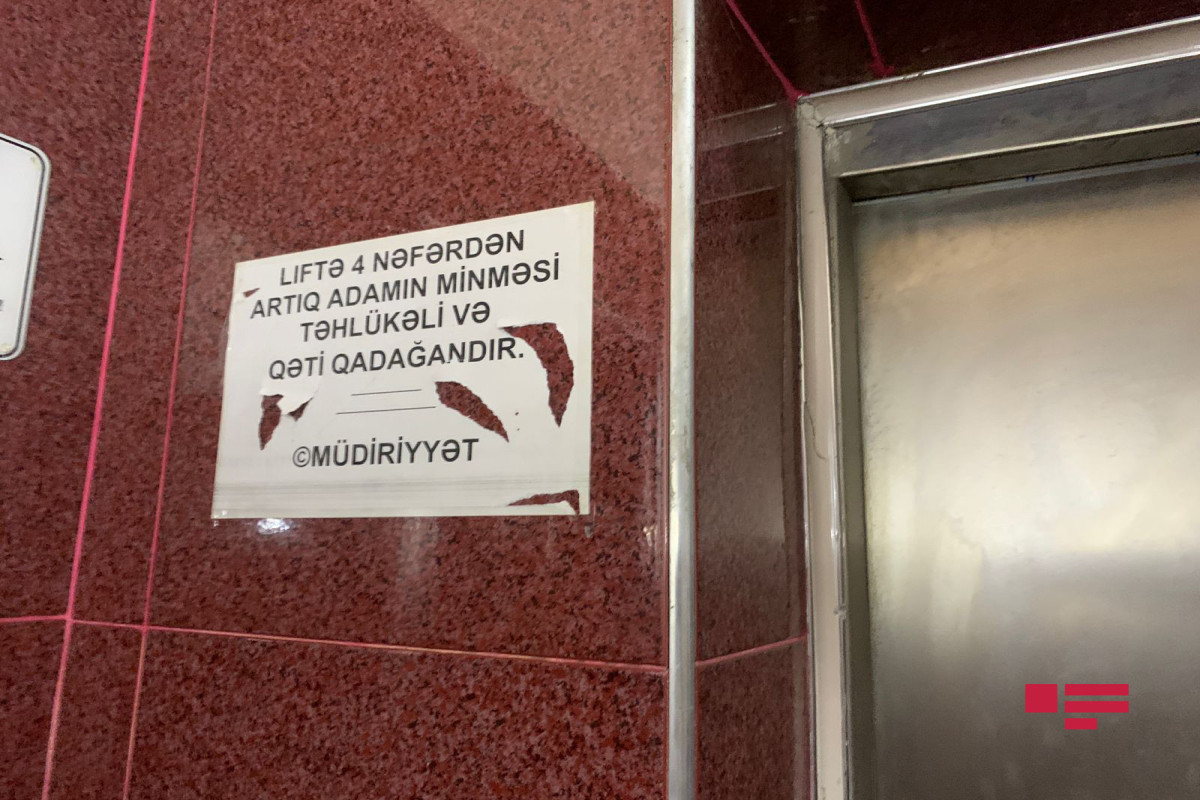 Bakıda binalardan birində liftindəki nasazlıq bir nəfərin xəsarət alması ilə nəticələnib - VİDEO  - YENİLƏNİB 1 