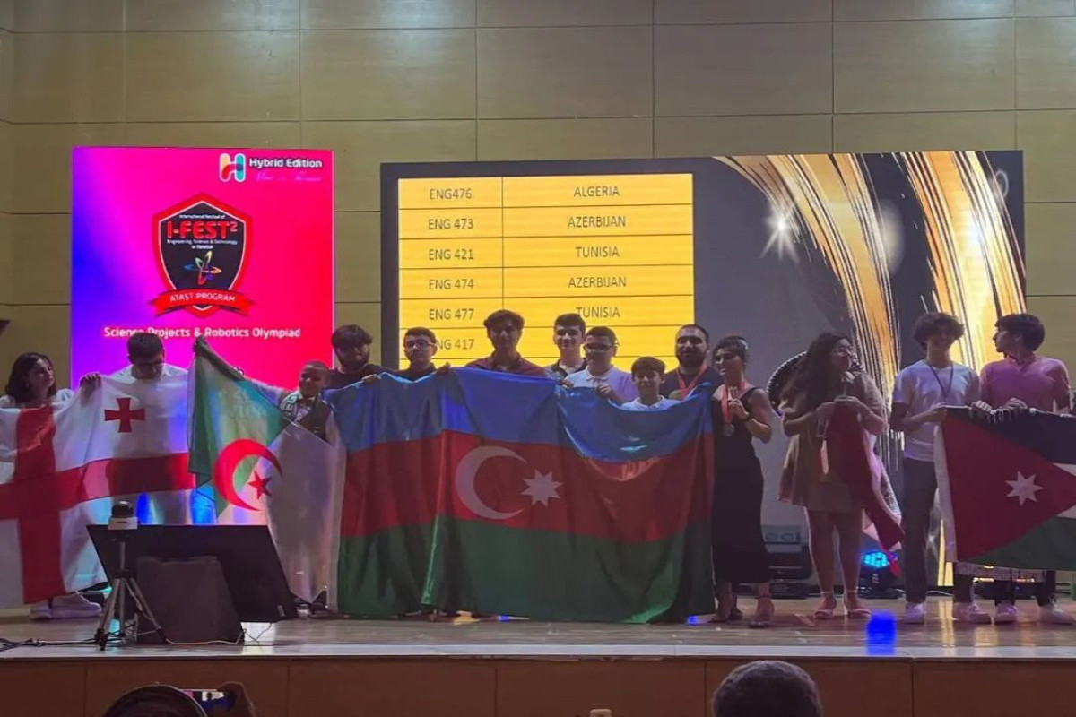 Учащиеся Европейской Азербайджанской школы на международном фестивале в Тунисе