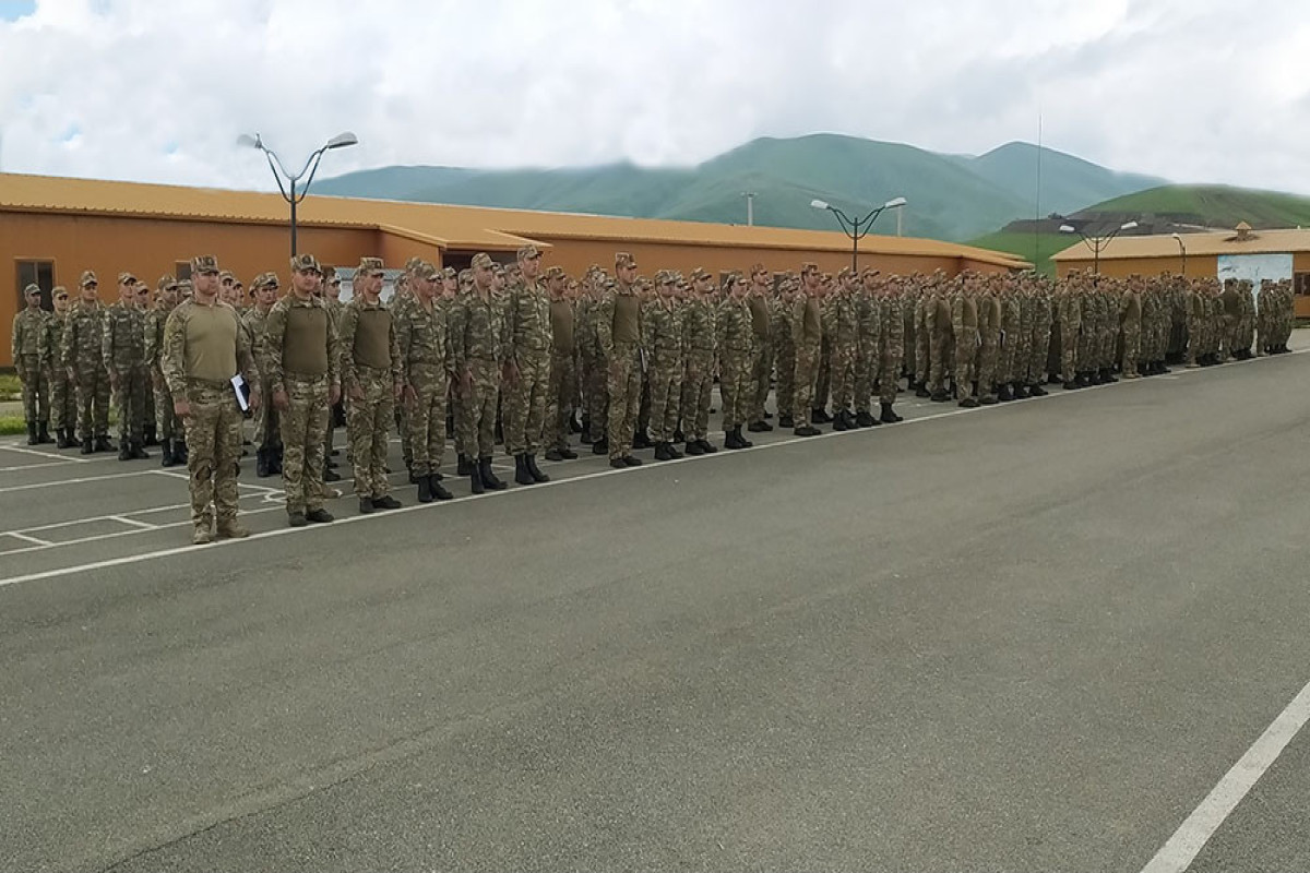 В Азербайджанской Армии проводятся учебные сборы военнообязанных