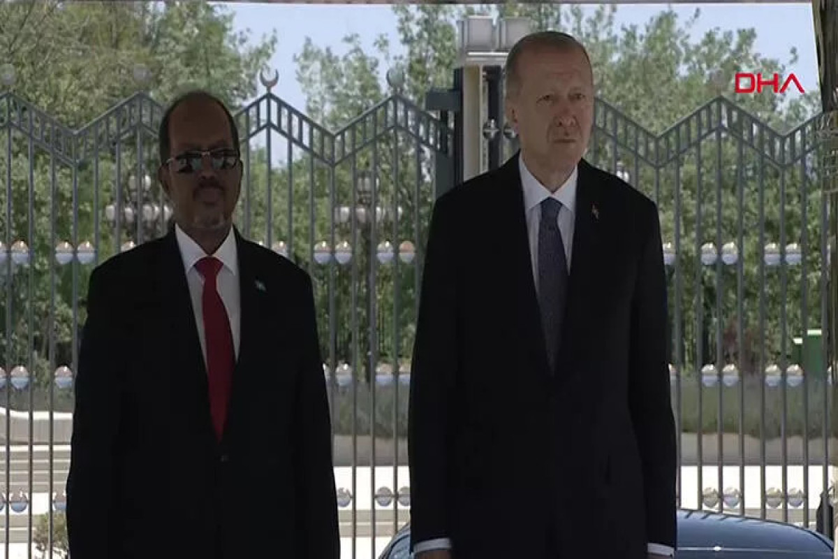 Ərdoğan Ankarada Somali Prezidenti ilə görüşüb