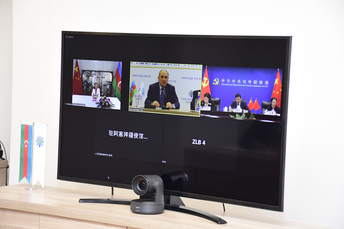 YAP və Çin Kommunist Partiyası arasında videoformatda görüş