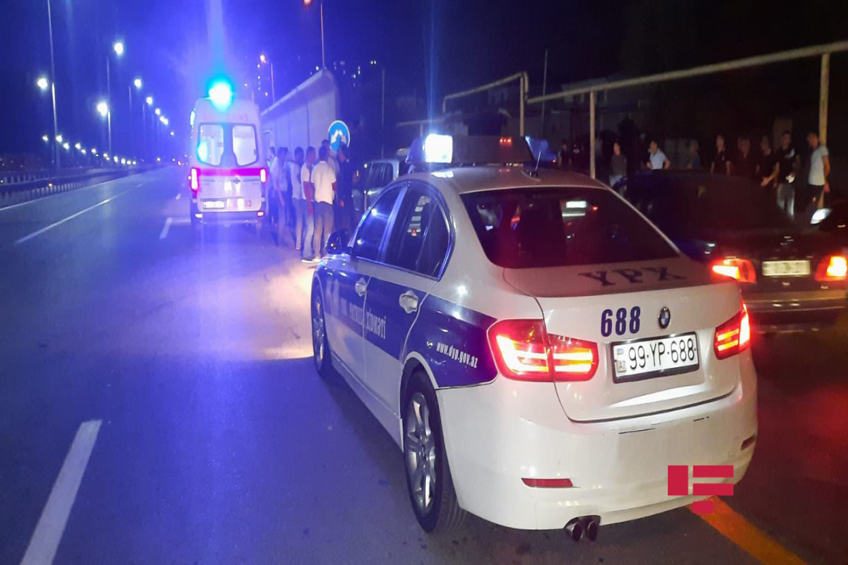 Bakıda iki avtomobil toqquşub, 7 nəfər xəsarət alıb - FOTO 