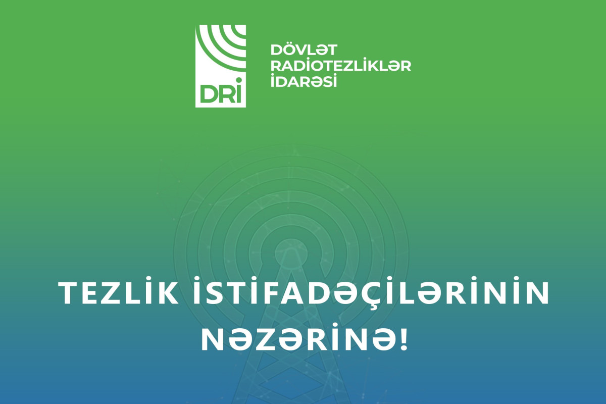 Tezliklərin ayrılması proseduru sadələşdirilib
