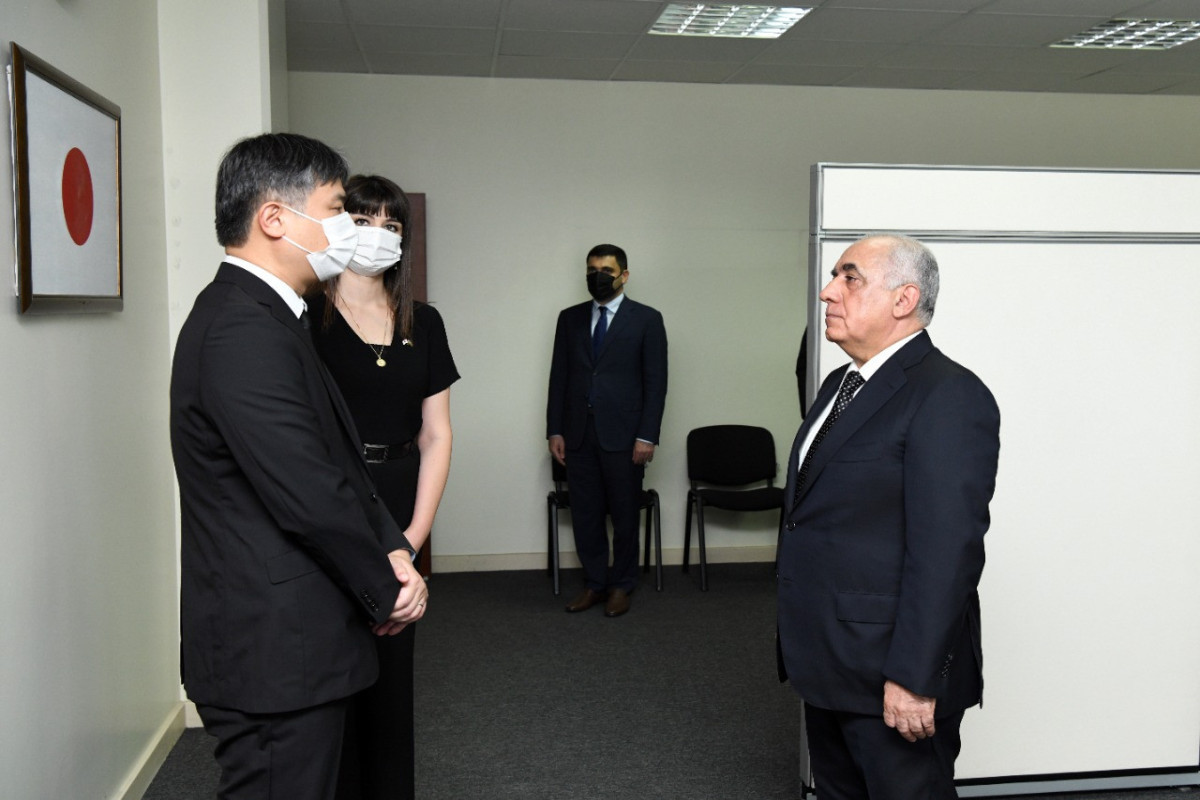 Azerbaijani PM extends condolences to Embassy of Japan on death of Shinzo Abe