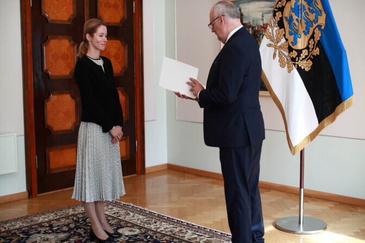 Estoniya Baş naziri Kaya Kallas, Prezident Alar Karis