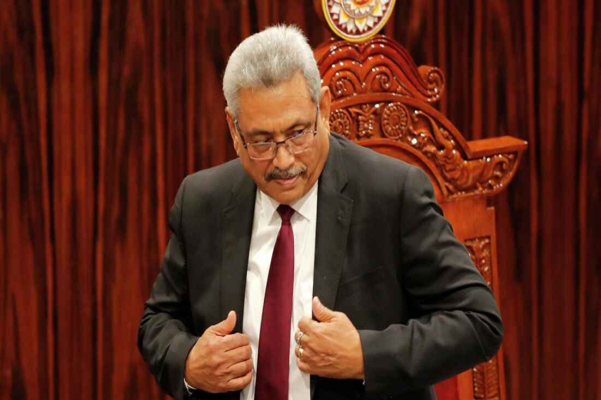 Şri-Lanka parlamenti prezidentin istefa verdiyini açıqlayıb
