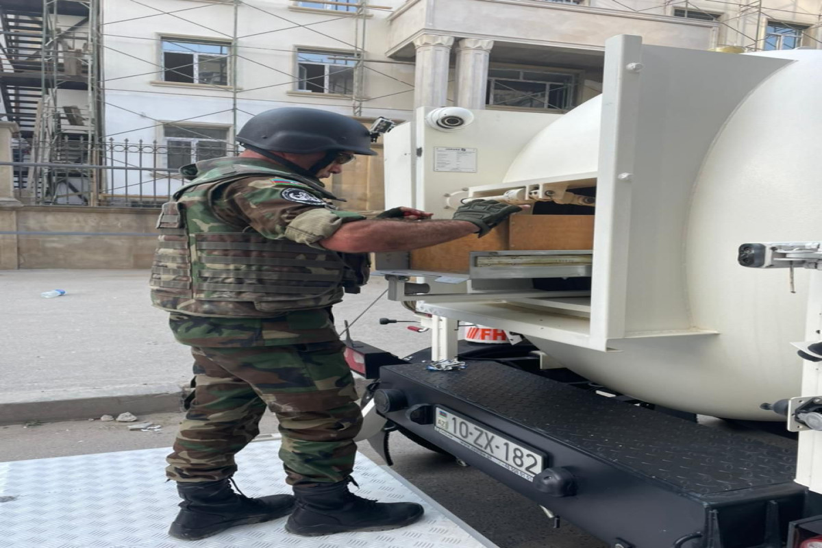 В Баку найден военный  боеприпас-ФОТО 