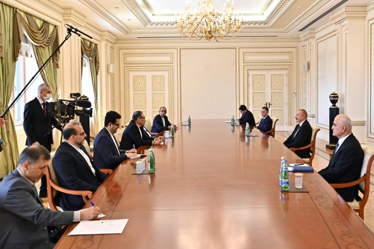 President Ilham Aliyev received Secretary of Iran