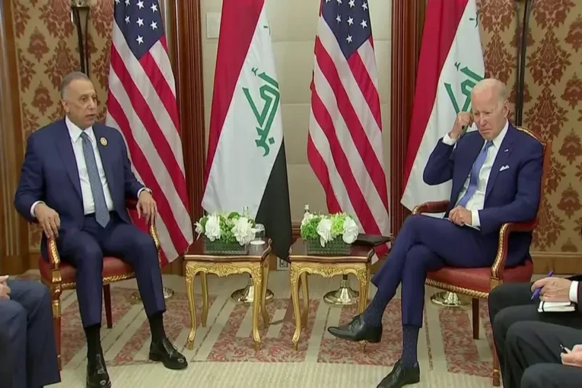 US President Biden meets with Iraqi PM