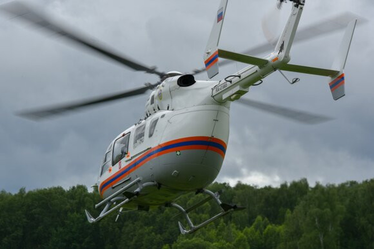 В России обнаружили обгоревший вертолет Robinson -ОБНОВЛЕНО-2 