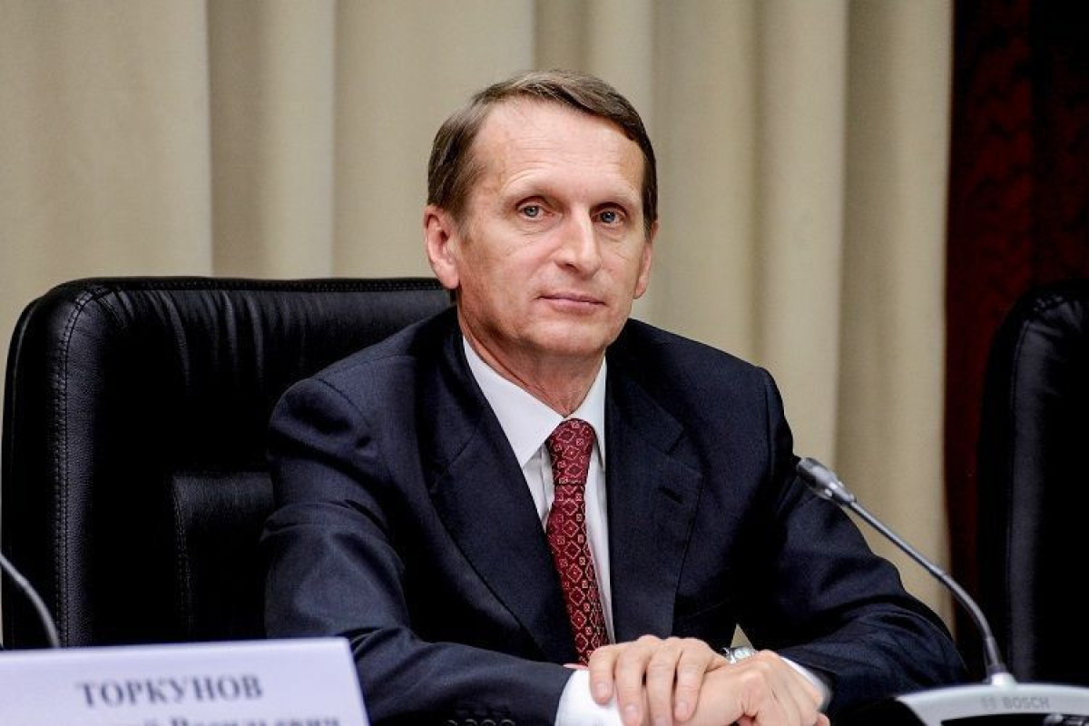 Sergey Naryshkin, Director of the Foreign Intelligence Service of Russia